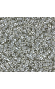 Miyuki Delica Perlen 11/0 - Transparent grey mist luster DB-1231